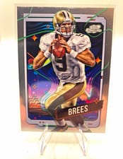 2024 Topps Chrome Cosmic Base Set Drew Brees #65 card