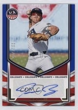 2025 Panini Stars & Stripes Collegiate National Team Signatures Drew Burress #NTS-DB