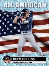 2026 Panini Stars & Stripes Prizm All-American (Collegiate) Drew Burress #25 card