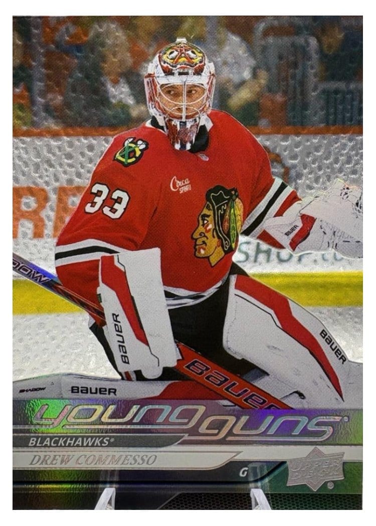 2024-25 Upper Deck Base Set Drew Commesso #488 card