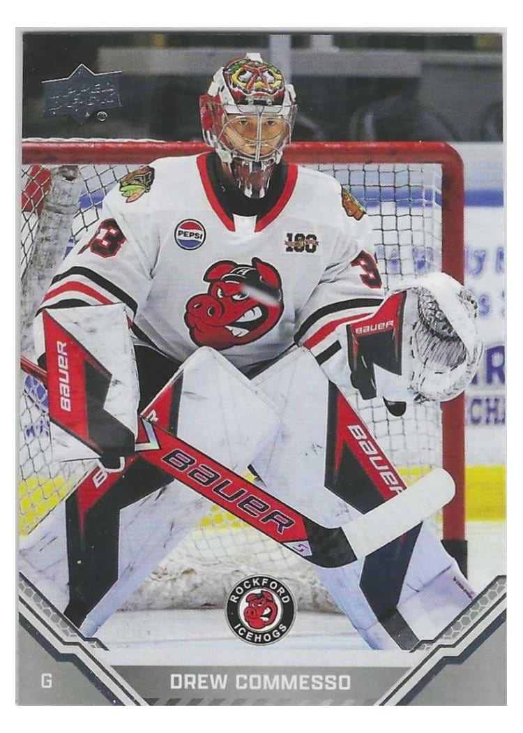 2025-26 Upper Deck AHL Base Set Drew Commesso #10 card