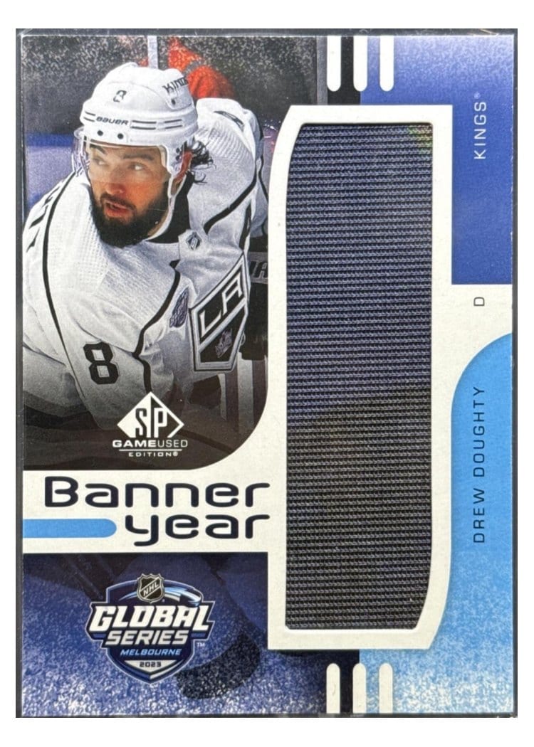 2024-25 SP Game Used 2023 Global Series Melbourne Banner Year Relics Drew Doughty #BYGS-DD card