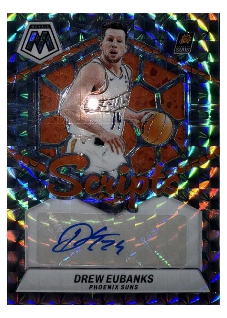 2023 Panini Mosaic Scripts Drew Eubanks #MS-EUB card