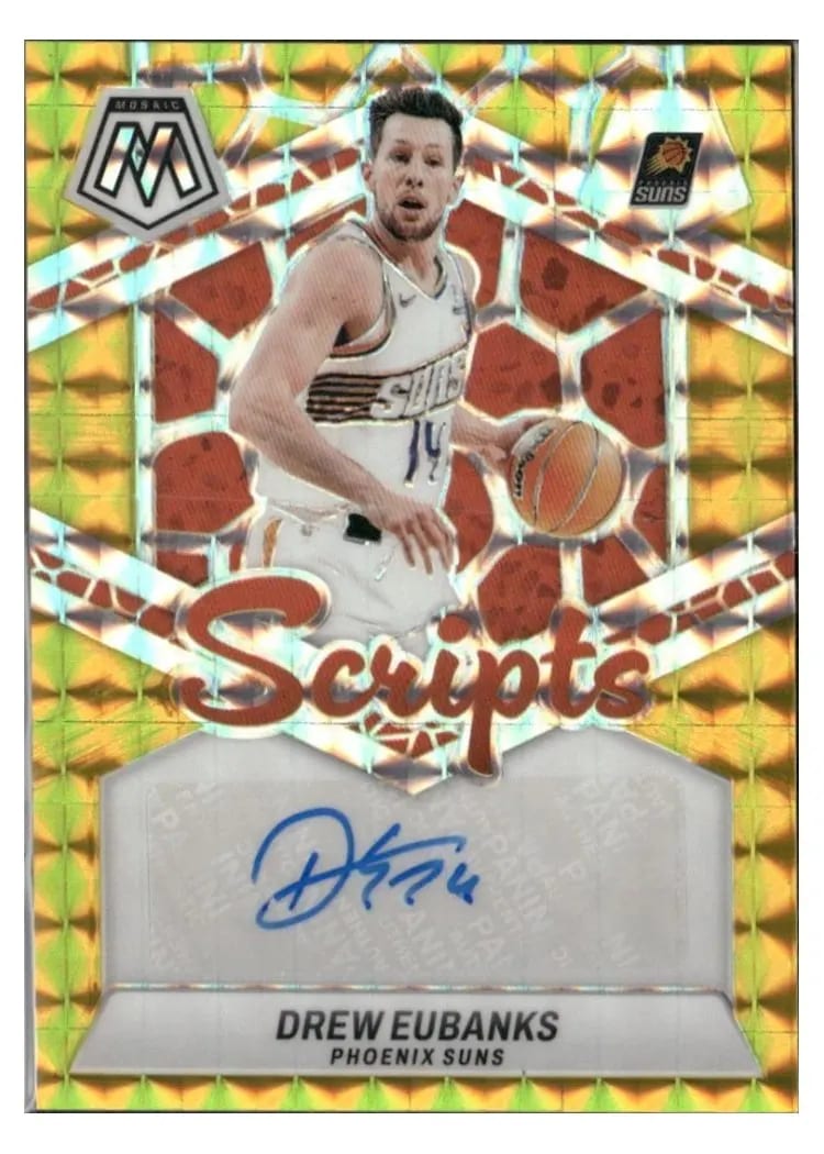 2023 Panini Mosaic Scripts Drew Eubanks #MS-EUB card