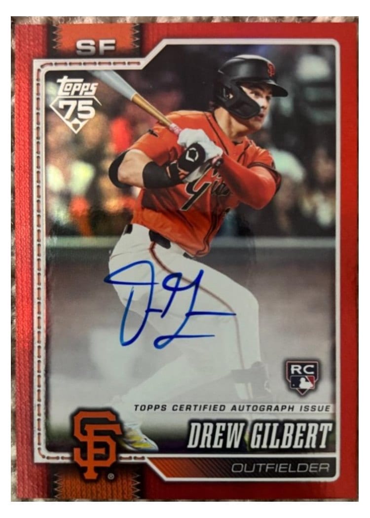 2026 Topps Drew Gilbert #155 card