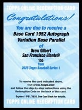 2026 Topps Drew Gilbert #155 card