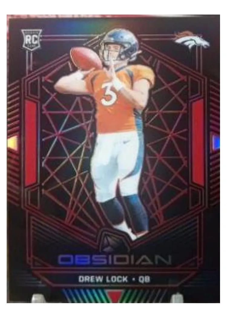 2019 Panini Obsidian Drew Lock #104 card