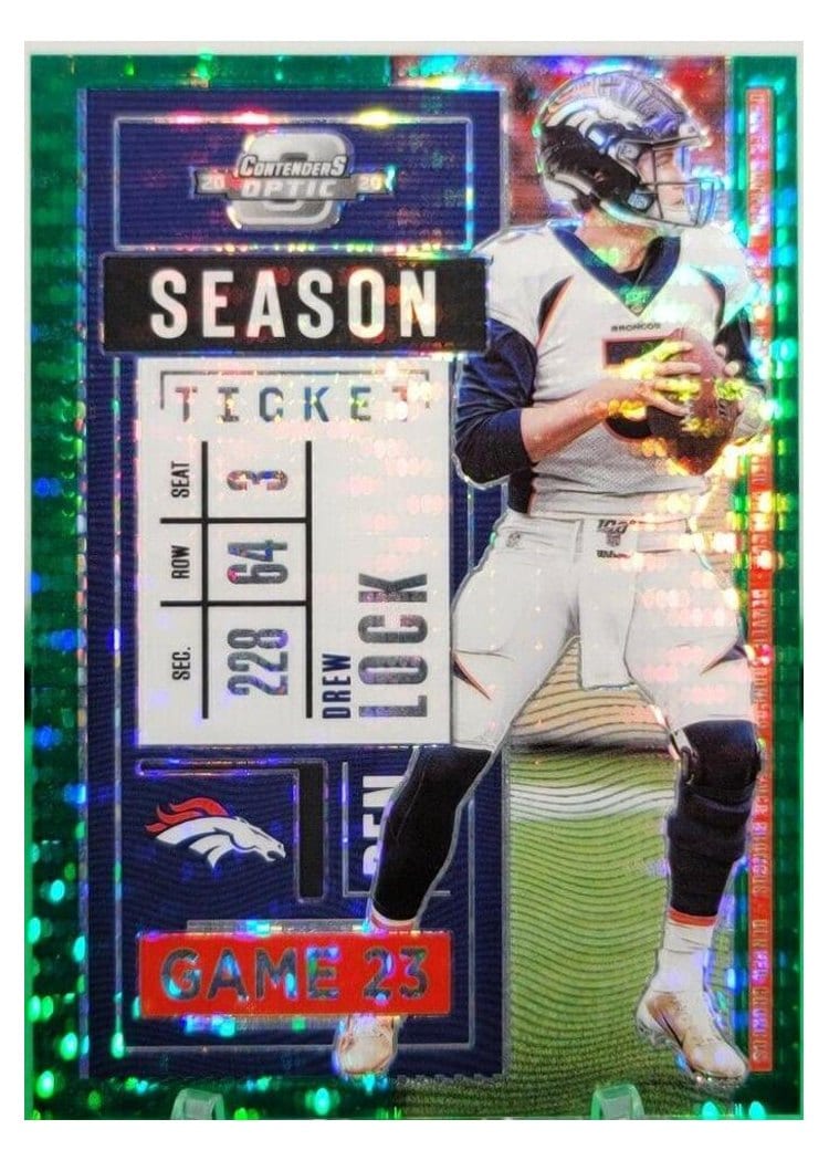 2020 Panini Contenders Optic Drew Lock #18 card