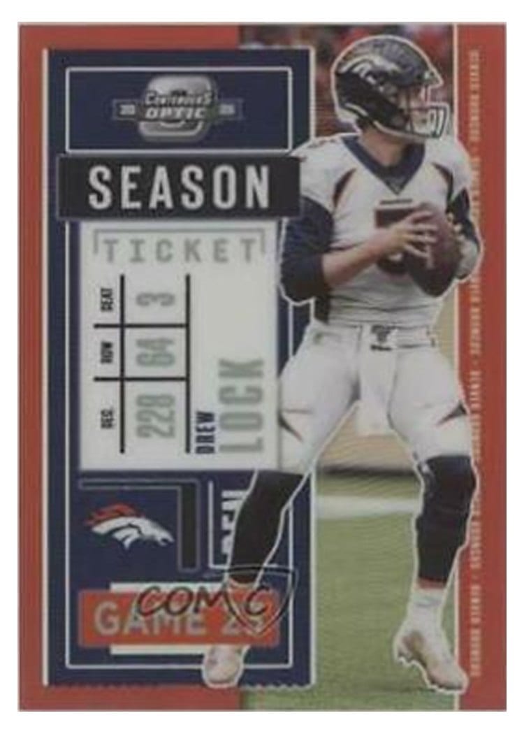 2020 Panini Contenders Optic Drew Lock #18 card