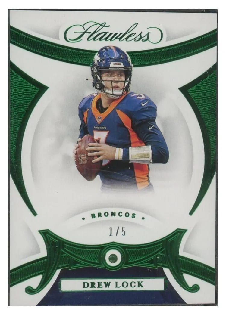 2020 Panini Flawless Base Gems Ruby Drew Lock #14 card