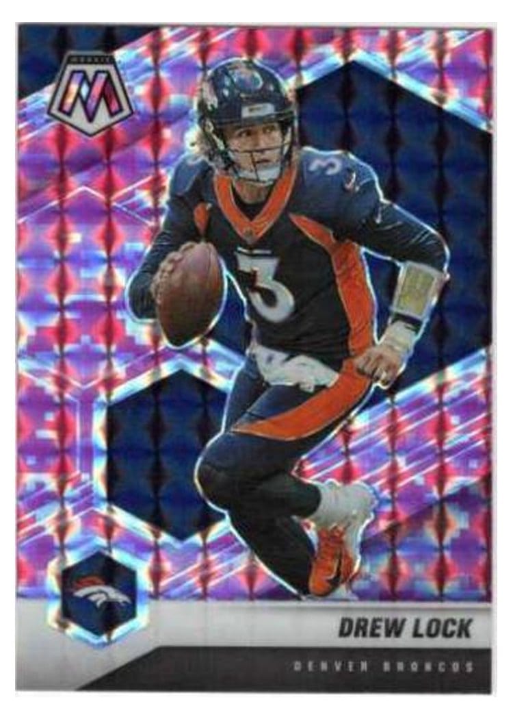 2021 Panini Mosaic Base Set Drew Lock #66 card