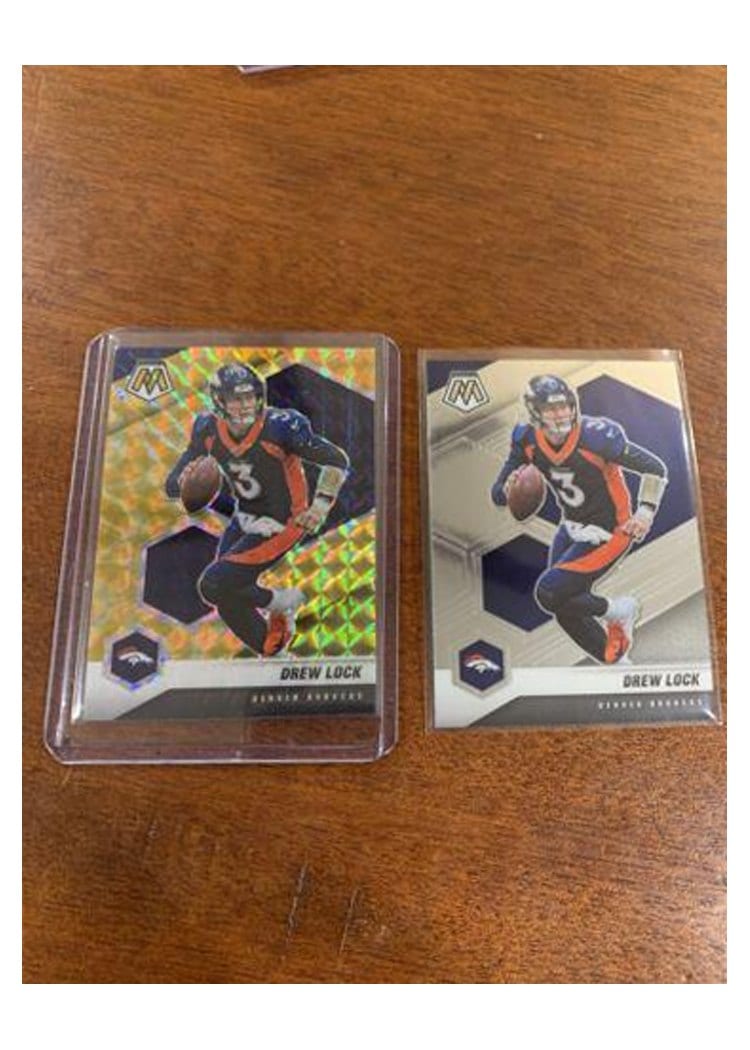 2021 Panini Mosaic Base Set Drew Lock #66 card