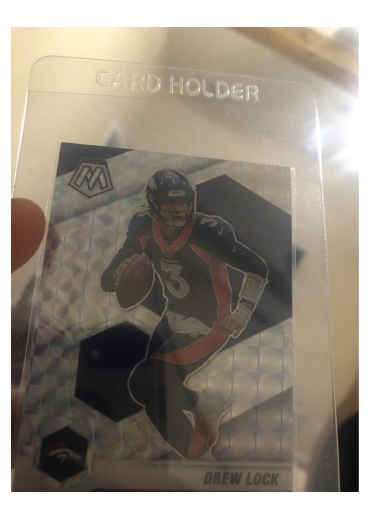 2021 Panini Mosaic Base Set Drew Lock #66 card