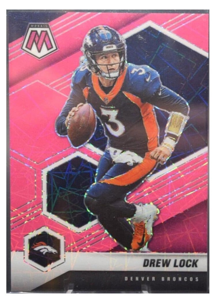 2021 Panini Mosaic Base Set Drew Lock #66 card