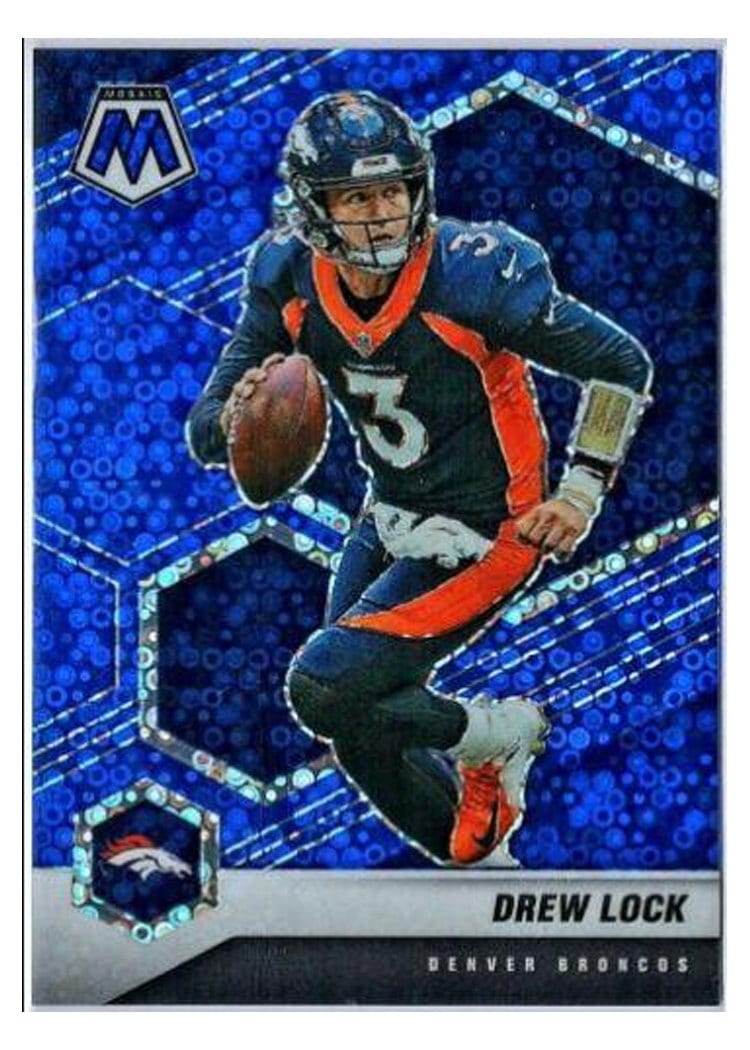 2021 Panini Mosaic Base Set Drew Lock #66 card