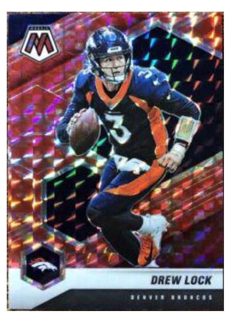 2021 Panini Mosaic Base Set Drew Lock #66 card