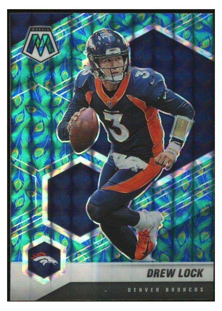 2021 Panini Mosaic Base Set Drew Lock #66 card
