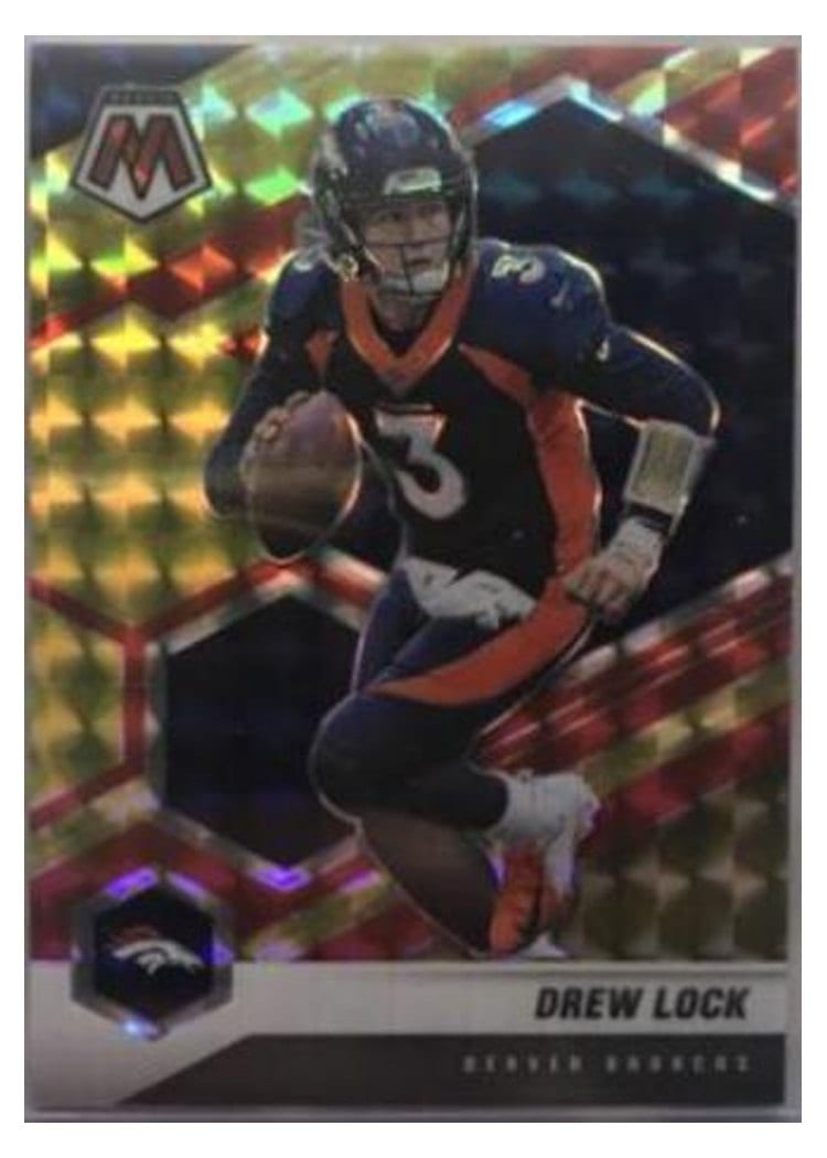 2021 Panini Mosaic Base Set Drew Lock #66 card
