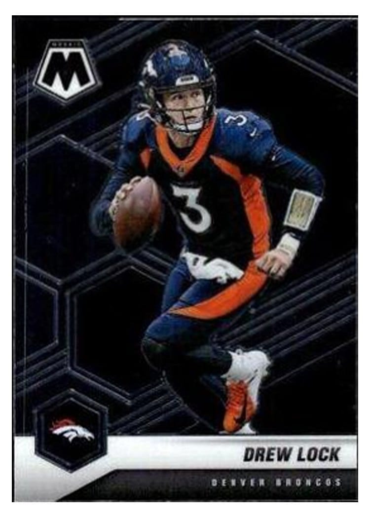 2021 Panini Mosaic Base Set Drew Lock #66 card