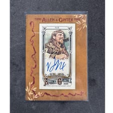 2025 Topps Allen & Ginter Framed Mini Autographs (Non-Baseball) Drew Nix #MA-DN card