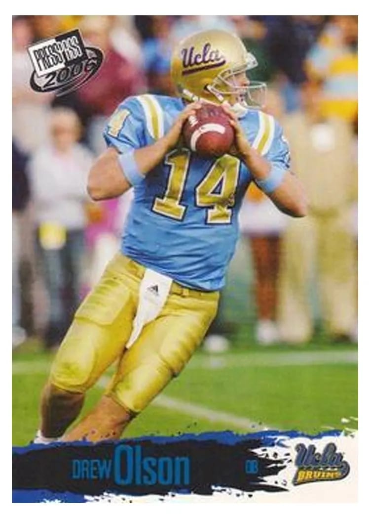 2006 Press Pass Drew Olson #B5 card