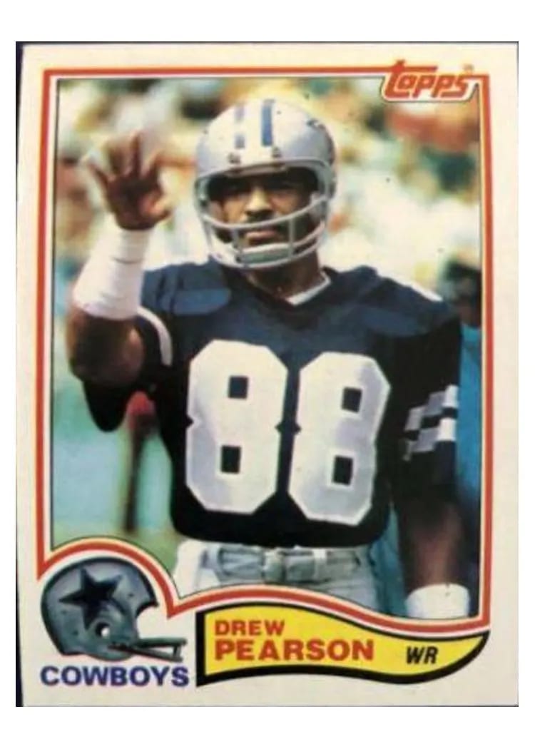 1982 Topps Drew Pearson #321 card