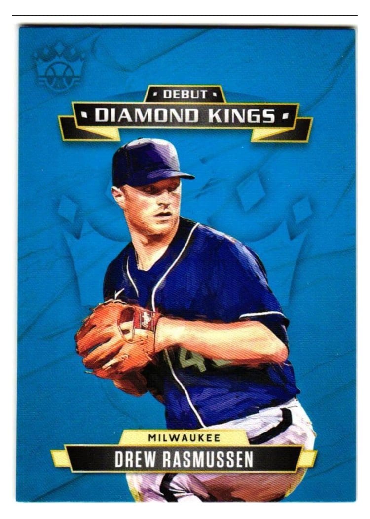 2021 Panini Diamond Kings Debut Diamond Kings Drew Rasmussen #DDK-MB card