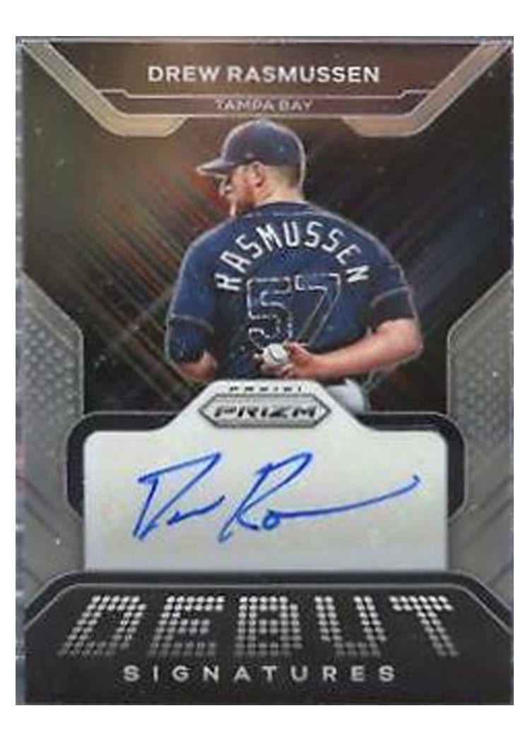 2022 Panini Prizm Debut Signatures Drew Rasmussen #DS-DR card