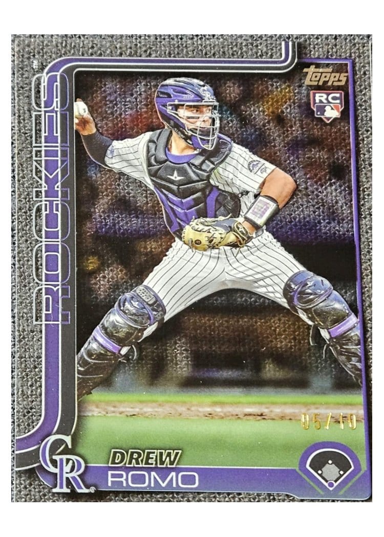 2025 Topps Base Set Drew Romo #296 card