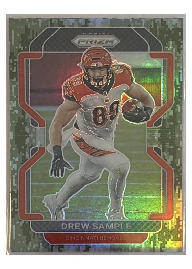 2021 Panini Prizm Base Set Drew Sample Forest Camo Prizm #272