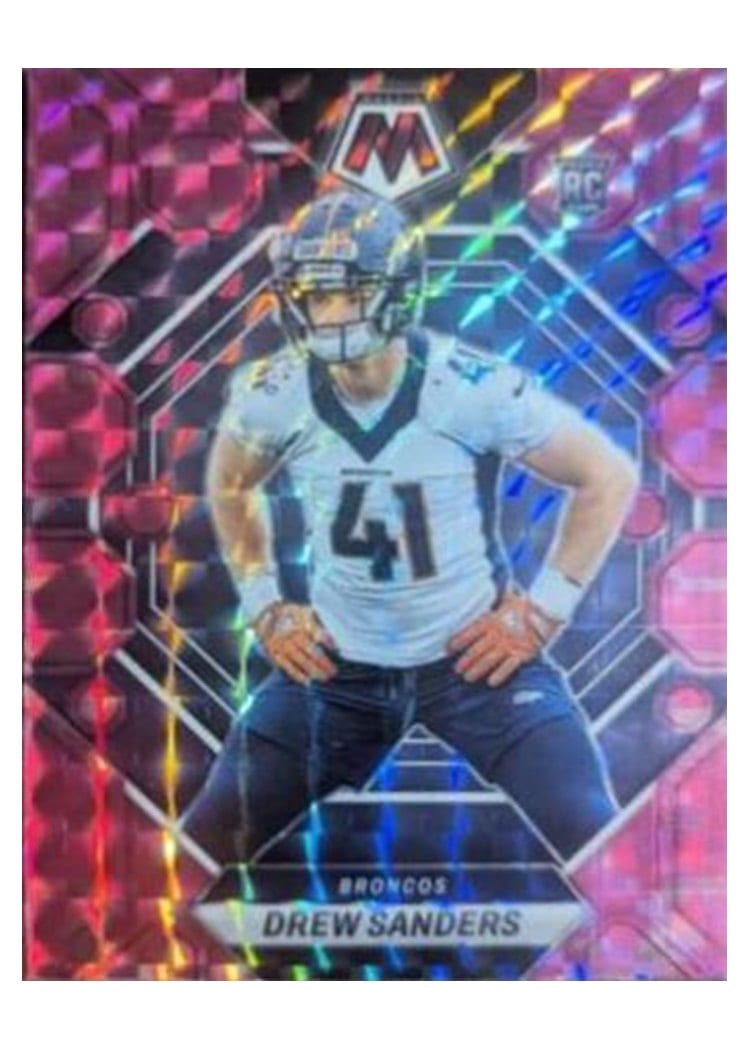 2023 Panini Mosaic Base Set Drew Sanders #318 card