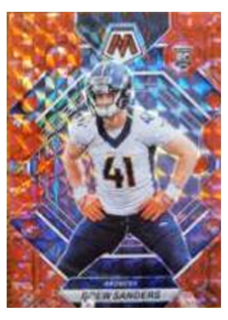 2023 Panini Mosaic Base Set Drew Sanders #318 card