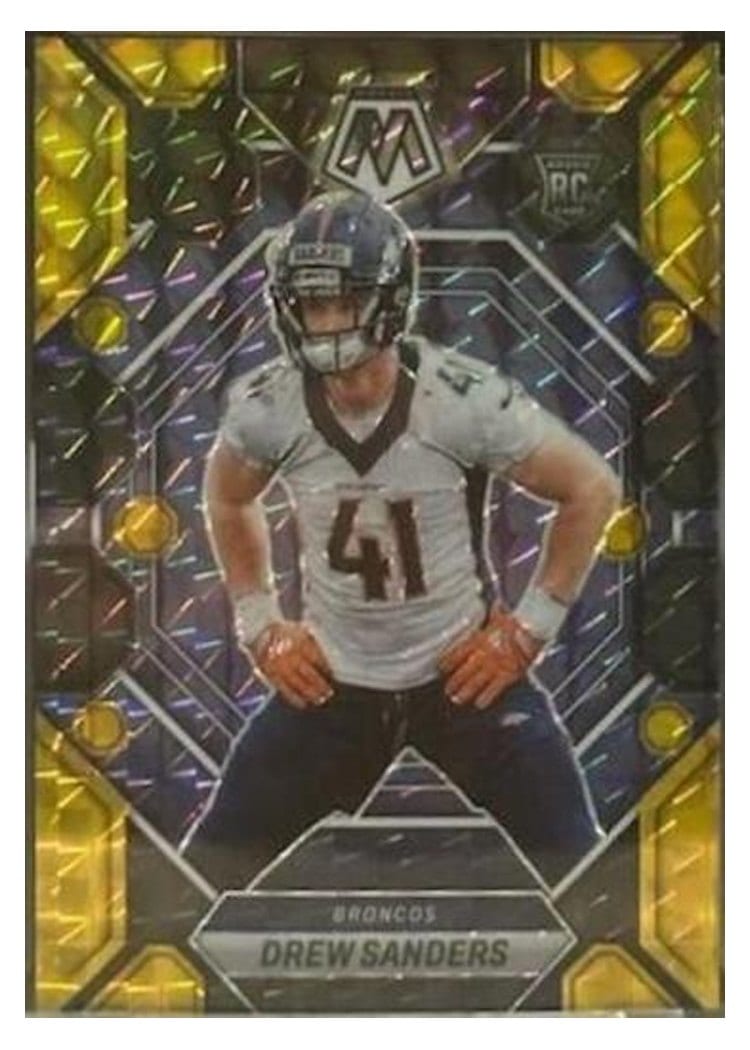 2023 Panini Mosaic Base Set Drew Sanders #318 card