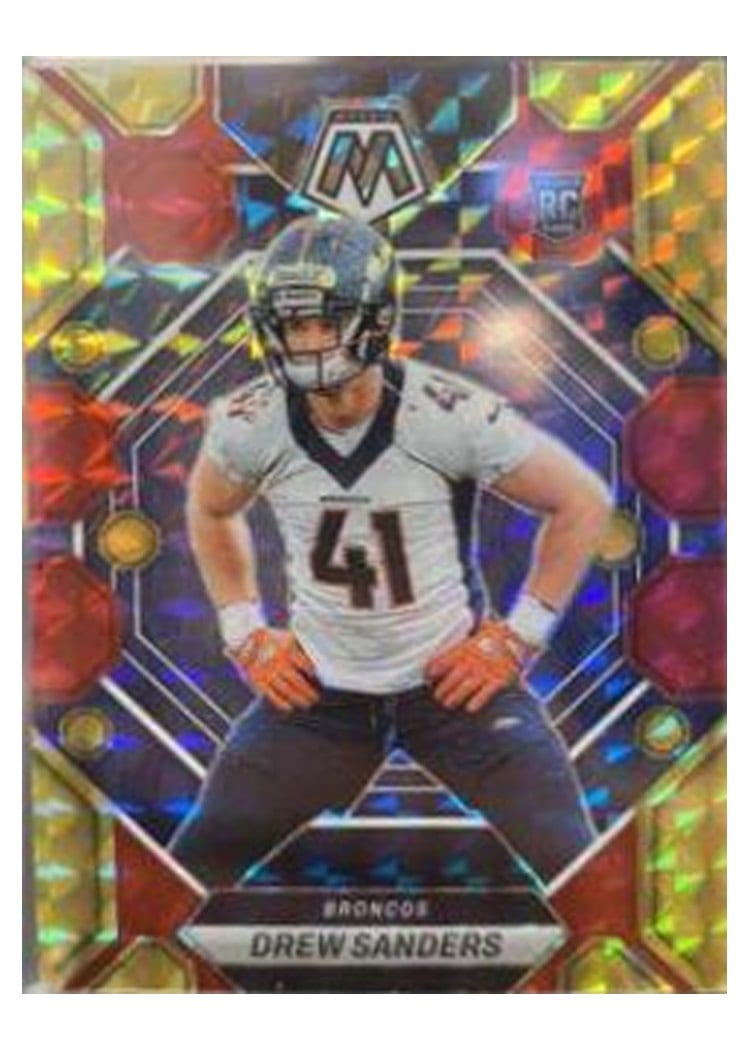 2023 Panini Mosaic Base Set Drew Sanders #318 card