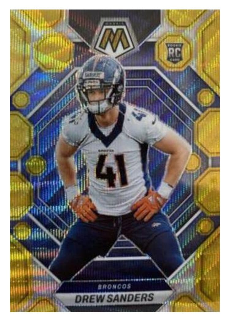 2023 Panini Mosaic Base Set Drew Sanders #318 card