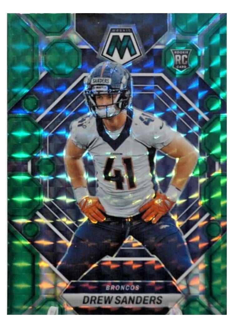 2023 Panini Mosaic Base Set Drew Sanders #318 card