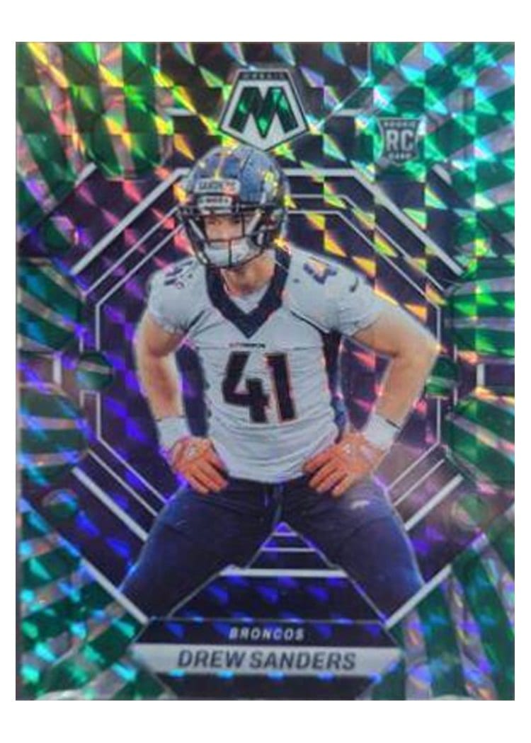 2023 Panini Mosaic Base Set Drew Sanders #318 card