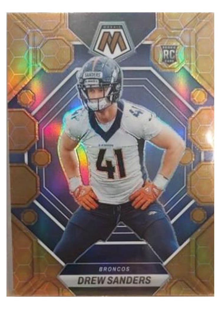 2023 Panini Mosaic Base Set Drew Sanders #318 card