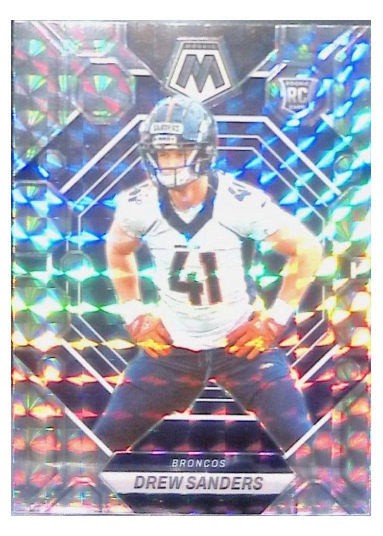 2023 Panini Mosaic Base Set Drew Sanders #318 card