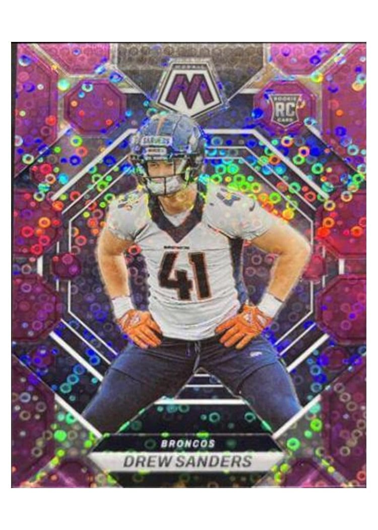 2023 Panini Mosaic Base Set Drew Sanders #318 card