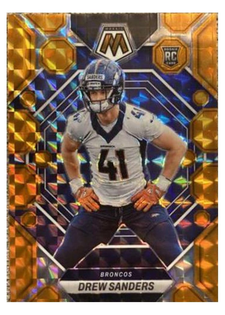2023 Panini Mosaic Base Set Drew Sanders #318 card