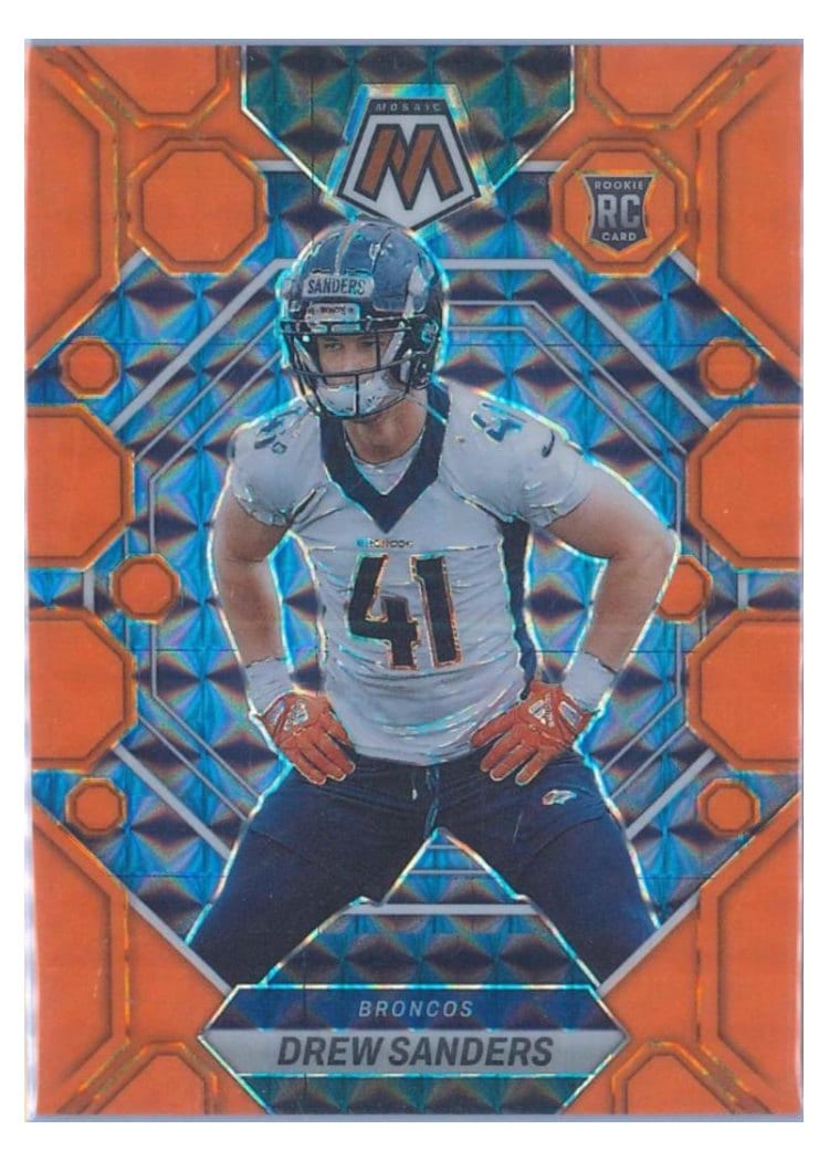 2023 Panini Mosaic Base Set Drew Sanders #318 card