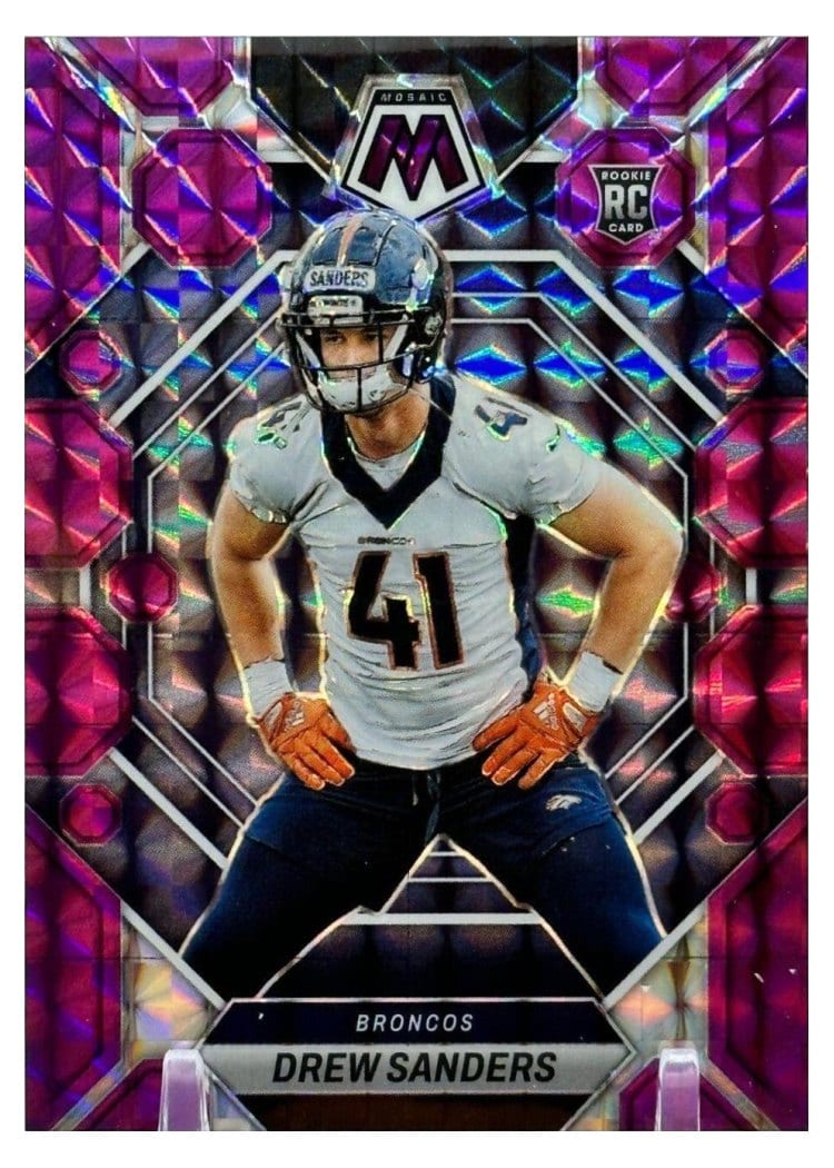 2023 Panini Mosaic Base Set Drew Sanders #318 card