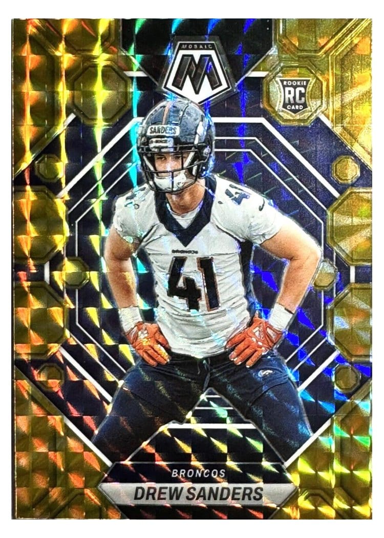 2023 Panini Mosaic Base Set Drew Sanders #318 card