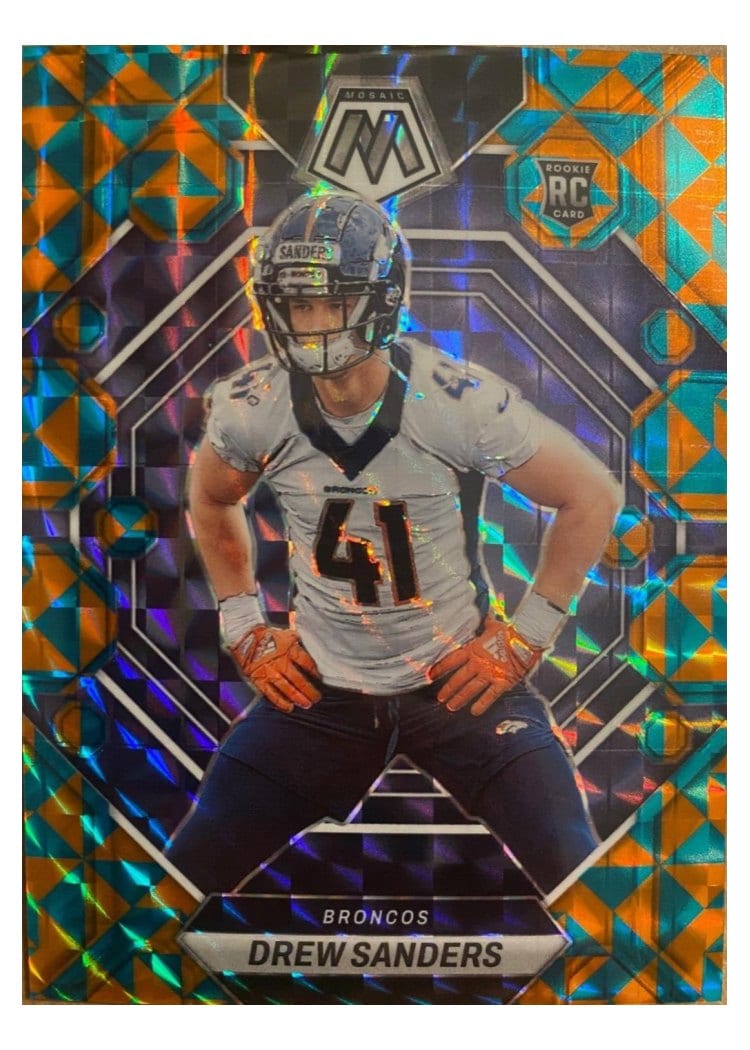 2023 Panini Mosaic Base Set Drew Sanders #318 card