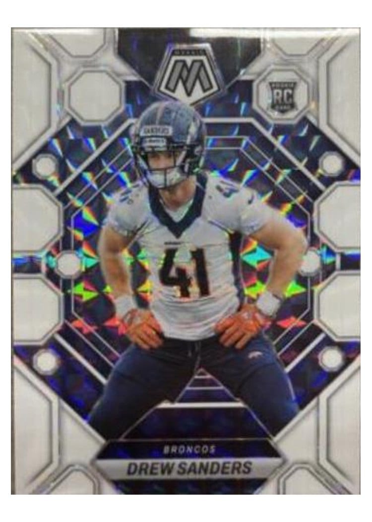 2023 Panini Mosaic Base Set Drew Sanders #318 card