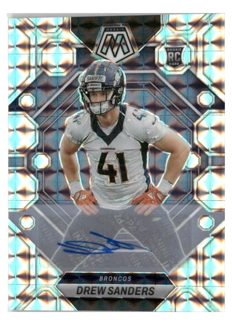 2023 Panini Mosaic Base Set Drew Sanders #318 card