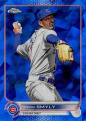 2022 Topps Chrome Update Sapphire Edition Base Set Drew Smyly #US138 card