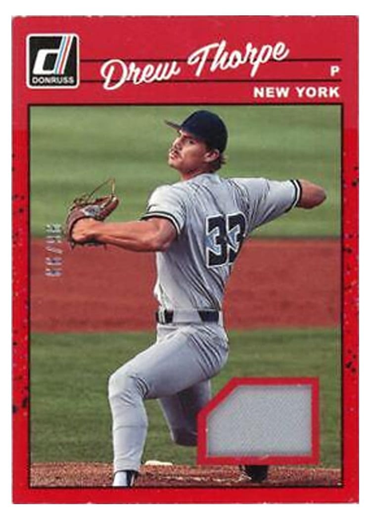 2023 Donruss Retro 1990 Materials Drew Thorpe #90M-DT card