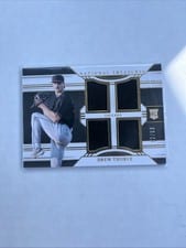 2024 Panini National Treasures Game Gear Swatches Quad Drew Thorpe #3 card